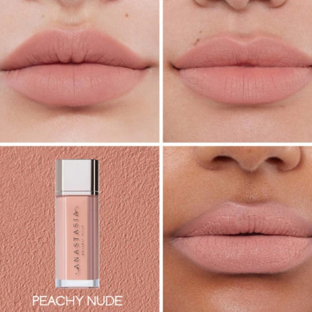 Anastasia Beverly Hills Lip Velvet Liquid Lipstick -Peachy Nude (1) - Picture 2 of 2